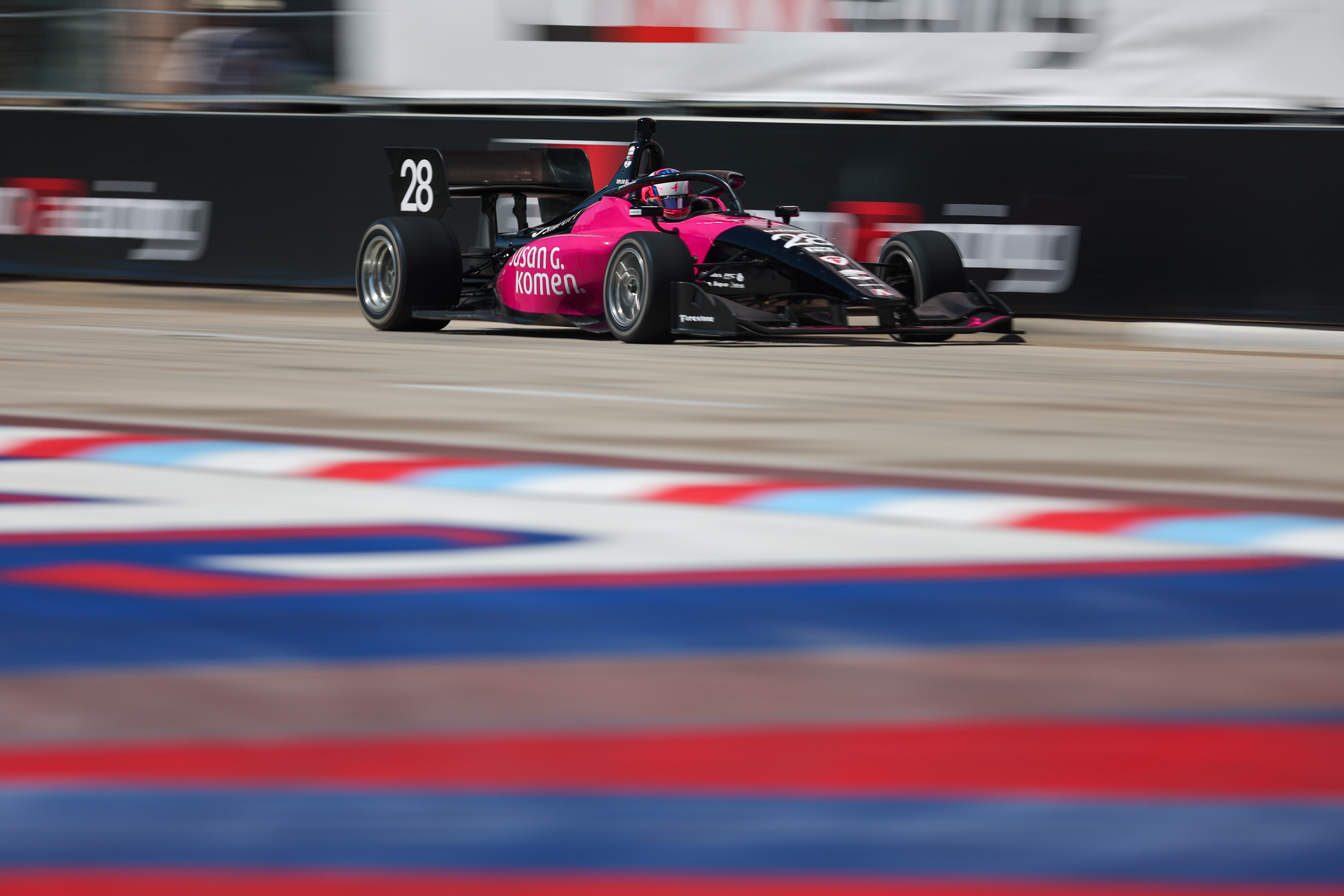 Indy NXT – Taylor domina anche le libere 2 di Arlington